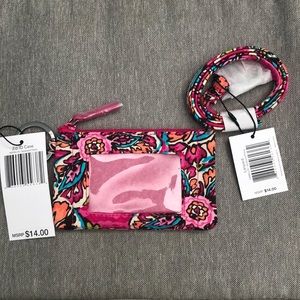 ID holder/wallet and matching lanyard